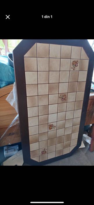 Masă cu gresie adusă din Germania