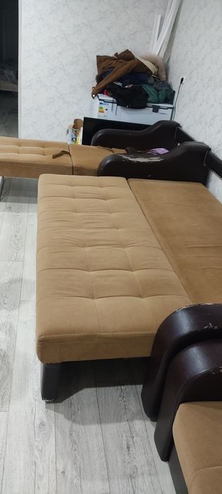 Диван,малый диван, кресло тройка