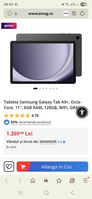 TABLETA SAMSUNG Galaxy tab A9+ 128 gb 8 gb noua