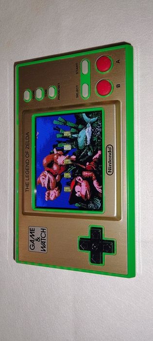 Verde intens cu backlight Nintendo game and watch