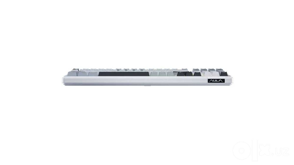 - Клавиатура механическая беспроводная AULA F99 Grey-White-Dark Grey
