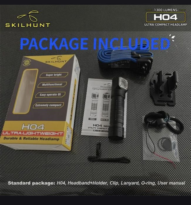 Фонарик SKIHUNT H04