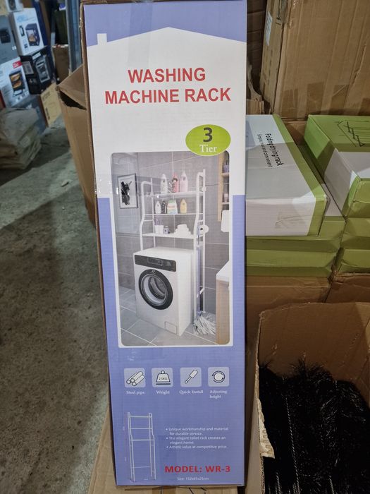 Raft cu 3 etajere incadrat masina spalat