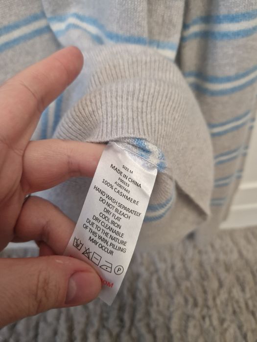 pulover Editor's cut, 100% casmir, mar S