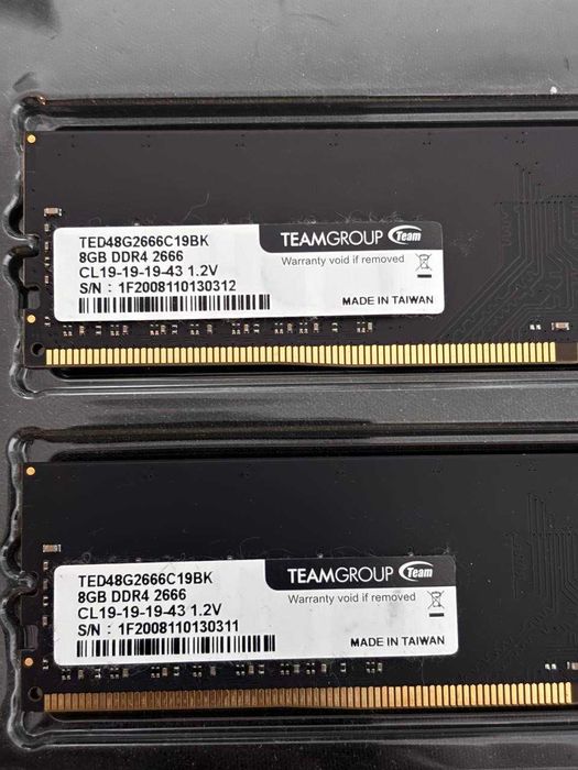 Рам памет DDR4 TeamGroup 16GB (2x8GB) 2666MHz