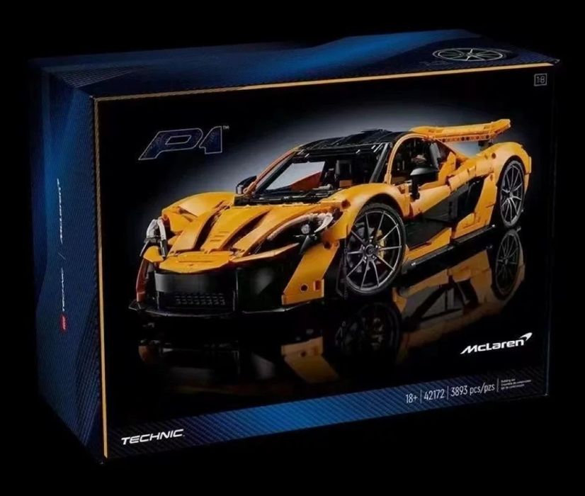 Конструктор лего McLaren P1.  59 см!!! Подарок на Новый год.