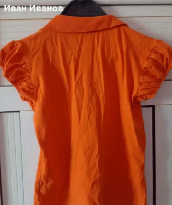 Чисто нова оригинална дамска фланелка с яка Burberry