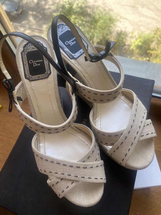 Туфли на платформе Christain Dior