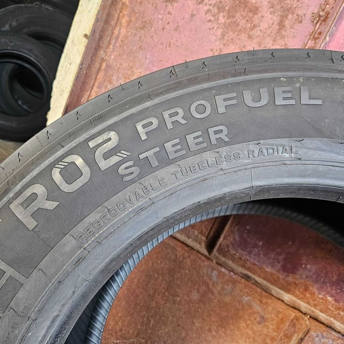 2 Нови предни гуми 355/50R22.5 Pirelli RO2 ProFuel Steer 156L DOT2025