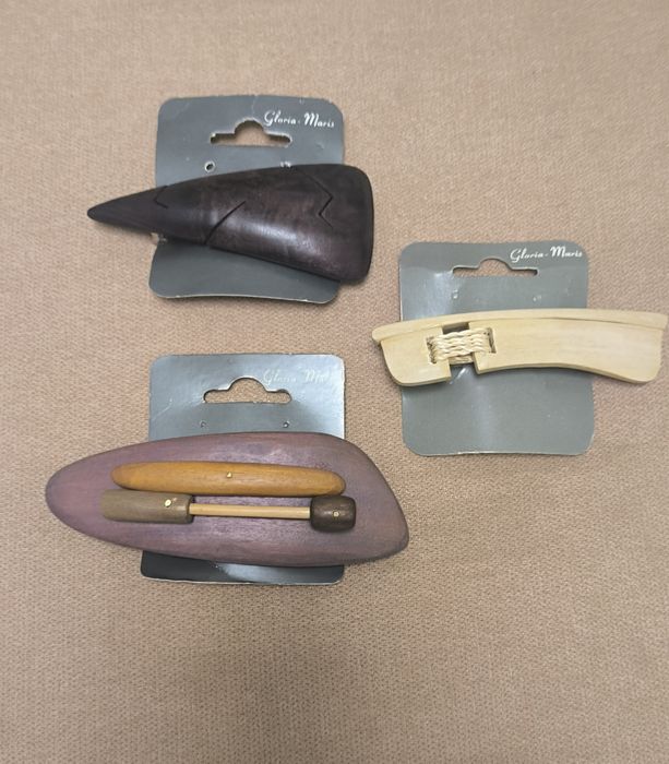 Заколки деревянные- ручная работа