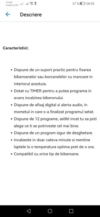 Încălzitor biberoane Chicco