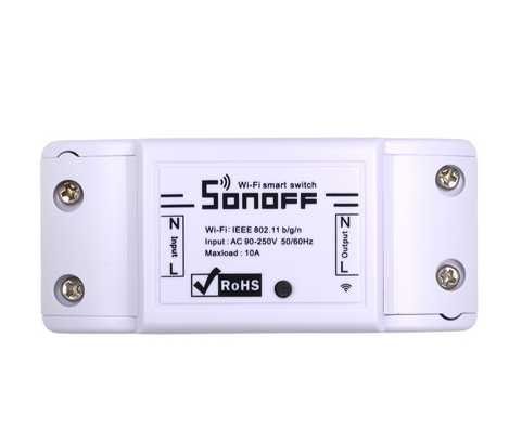 Sonoff Basic 10А WiFi смарт прекъсвач с безжично управление Ewelink