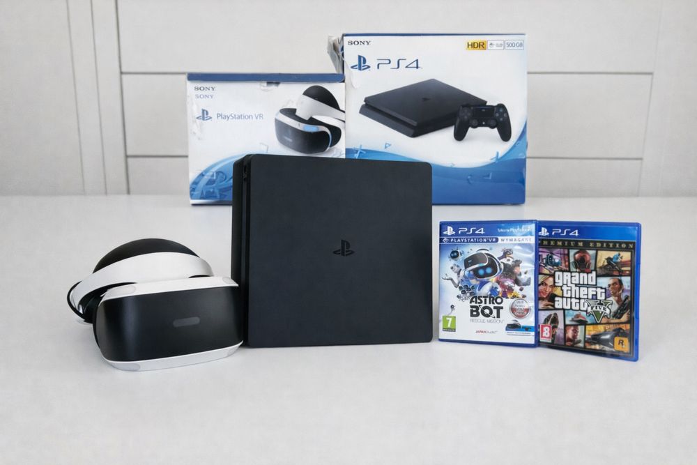 PS4 Slim 500GB + PlayStation VR