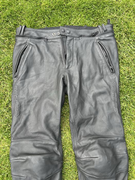 Pantaloni moto piele naturala marimea L