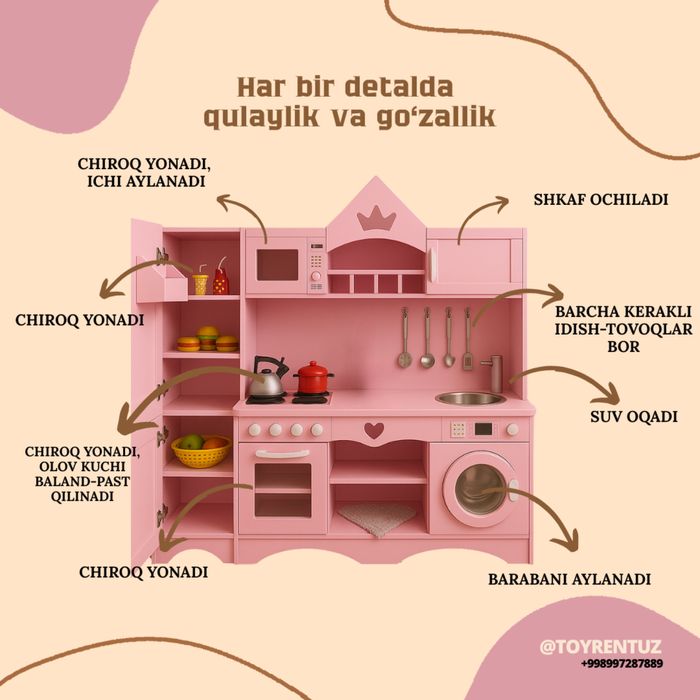 Кухня Алиса десткая игрушка