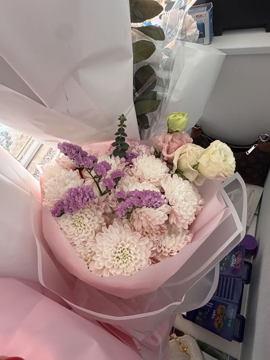 Букет цветы свежие