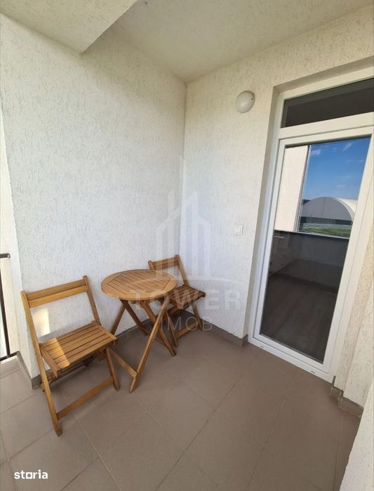 Apartament 2 camere, etaj 1, dressing și balcon – complet mobilat și u