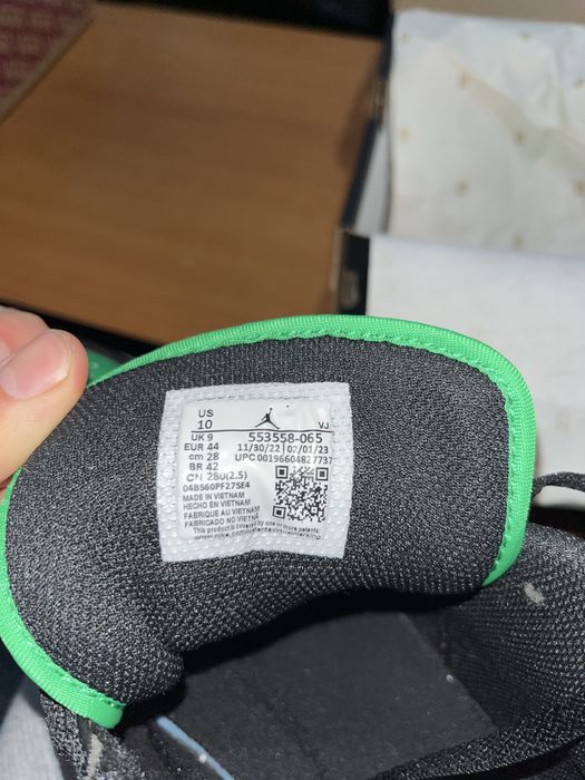 Jordan 1 Low Lucky Green