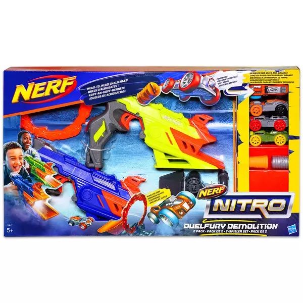 Vând 3 seturi NERF Nitro DuelFury