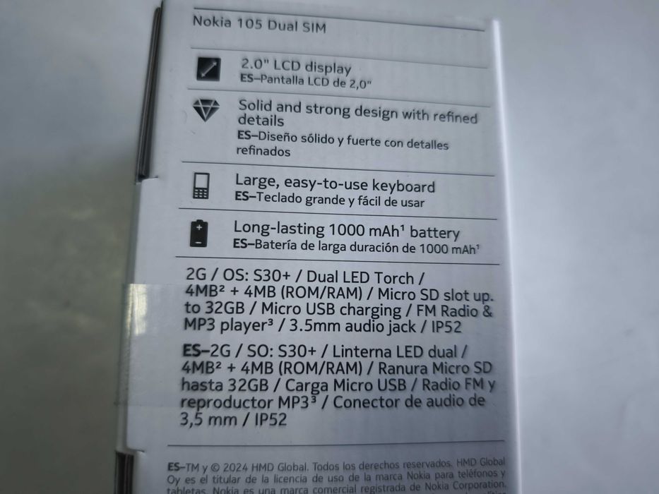 Telefon Nokia 105 dual sim editie noua