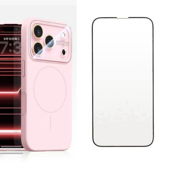 Iphone 17 17 PRO 17 PRO MAX - Husa Magsafe Autofocus + Folie Sticla