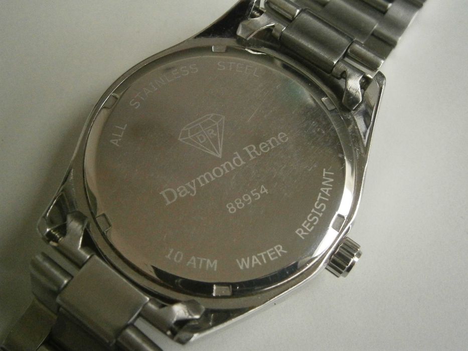 DAYMOND RENE, GMT, 10 atm. waterresistant, all steel, 44mm