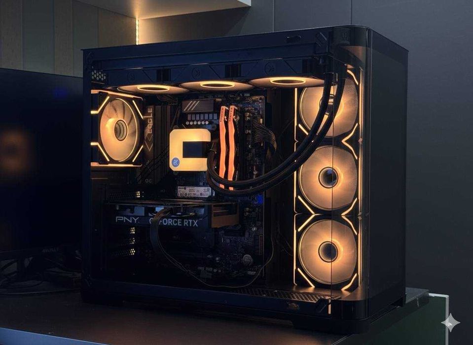 Мощный ПК Z790 | i5-14600KF | DDR5 32GB | 1TB NVMe | 1000W | Без GPU