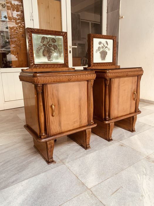 Италиански Арт-Деко шкафчета от 40–50-те години.