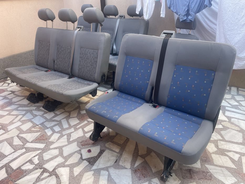 Banchete interior VWTransporter T5 Caravelle 3Lcuri 2Locuri 1 loc