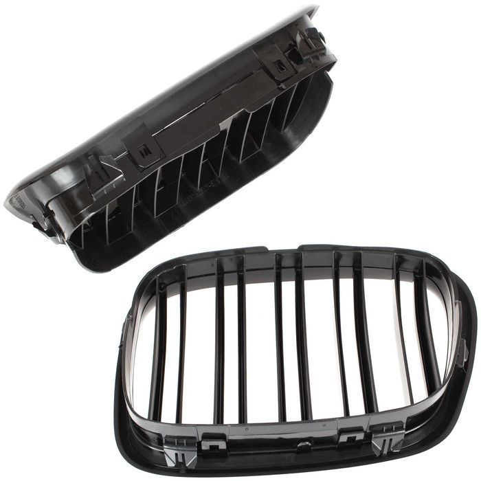 Grile duble BMW Seria 5 E39 1995-2003 Negru Lucios