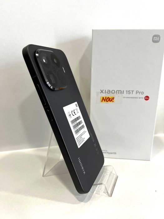 Xiaomi 15T Pro, Black, 512GB/12GB, NOU!