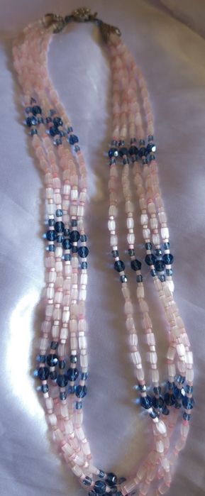 Винтажные чешские сатиновые бусы