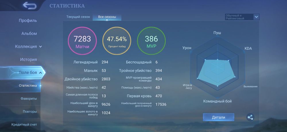 продам аккаунт в mobile legends
