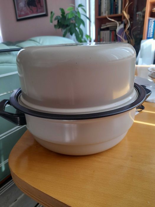 Експресна тенджера с въздушна фурна за здравословно готвене