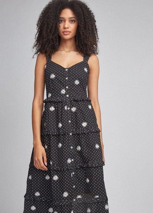 Сарафан в горошек