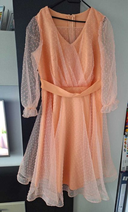 Set rochie mama si fetita din voal