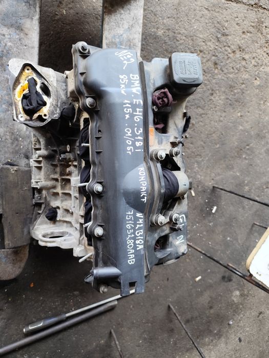 Двигател за E46 316 ti Compact 1.6i 85 kw/115k N42B18A 01/05 Г