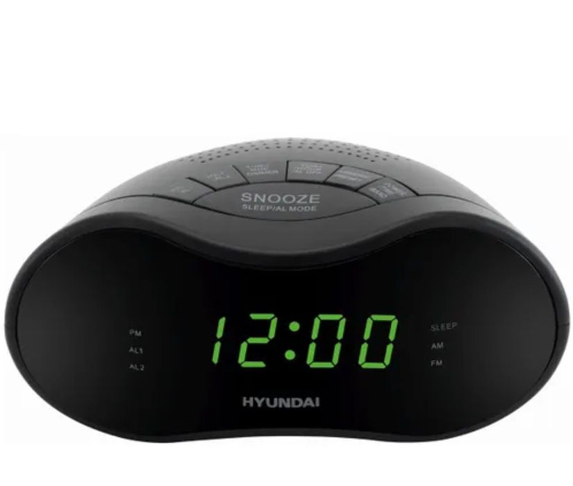 Часы, радио, будильник.