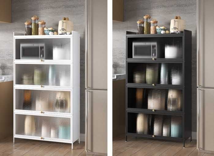 Металлические кухонные полки и шкаф / Metall oshxona polkasi va shkaf