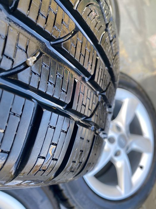 Jante originale Audi 17 cu anvelope de iarna