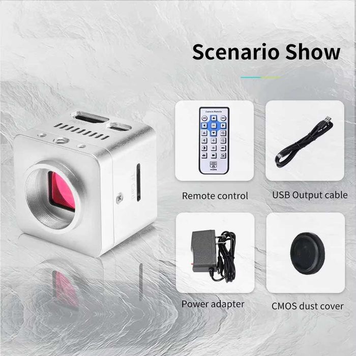 4K 30FPS 1080p 60FPS SONY IMX678 sensor HDMI USB 2.0 HAYEAR HY-6210S компактна дигитална камера микроскоп SMD
