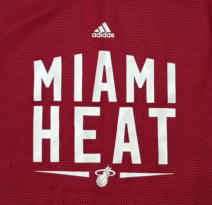 Adidas Miami Heat Reversible Jersey оригинален потник ръст 147-164см 13-14 години Адидас Маями Хийт потник