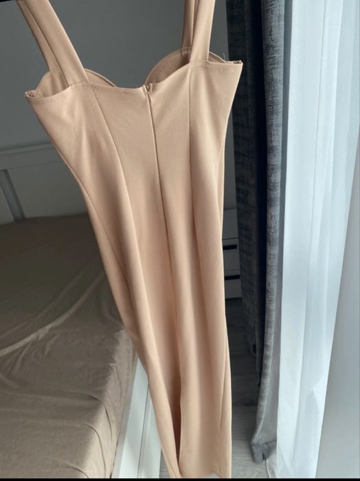 Rochie dama  jerse bej