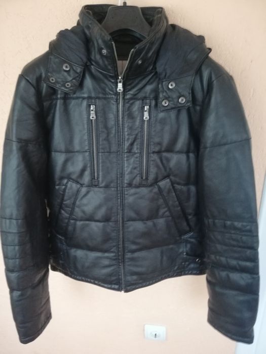 Geaca piele Milestone mărimea 48 bărbați