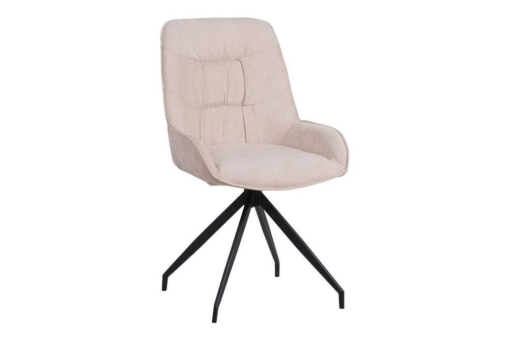 Стол Puzzle-home Kadeira, Метална основа, Текстил, 57.5х51х89см.