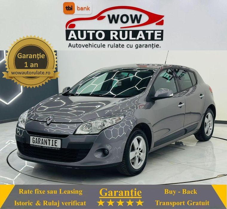 Renault Megane 2009 1.6i E4 Garantie 12 Luni Rate Avans 0 Doar Cu Buletinul