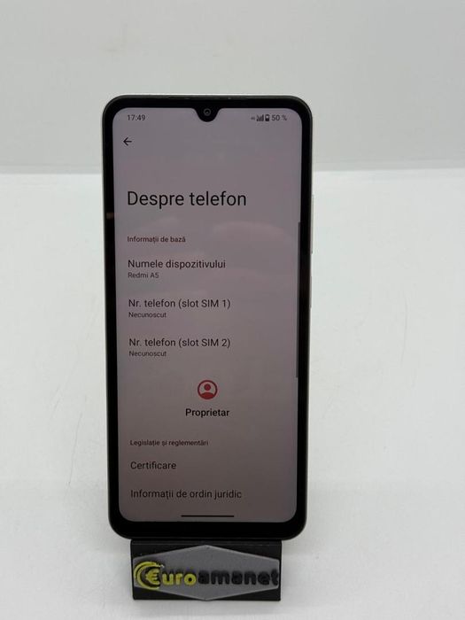 Telefon mobil Xiaomi Redmi A5, 3GB RAM, 64GB, 4G, Gold -A-