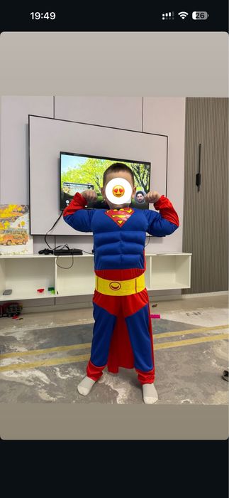 Прокат костюм супермена