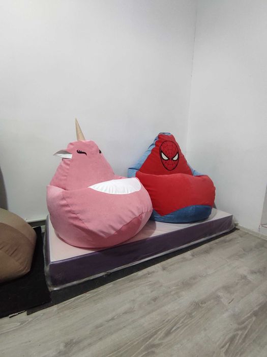 Бин-бэги, бинбеги, единороги binbeg, binbag Unicorn. beanbag