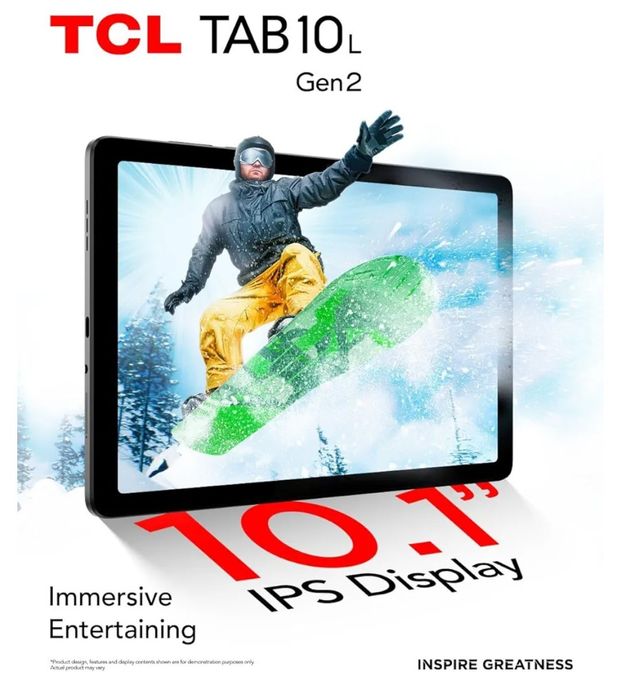 TCL TAB 10L Gen 2, 3GB, 32GB, Bluetooth, Wifi, Space Black .